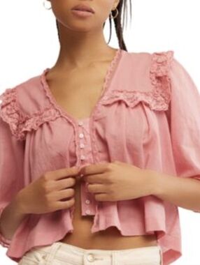 Free People Luna Cropped Top